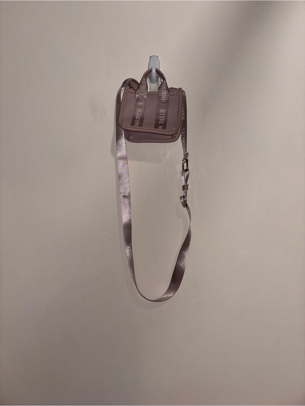STEVE MADDEN Mauve Mini Crossbody Bag